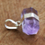 Amethyst pendant, 'Pure Purple' - Pointed Faceted Amethyst Pendant from Brazil (image 2c) thumbail