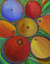 Bunte Früchte‘ (2021) – Signiertes brasilianisches helles tropisches Früchte-Kunstgemälde