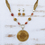 Gold-accented golden grass jewelry set, 'Sun Helix' - Agate and Golden Grass Jewelry Set (image 2c) thumbail