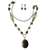 Gold plated tiger's eye jewelry set, 'Golden Muse' - Tiger's Eye Necklace and Earrings Set (image 2a) thumbail