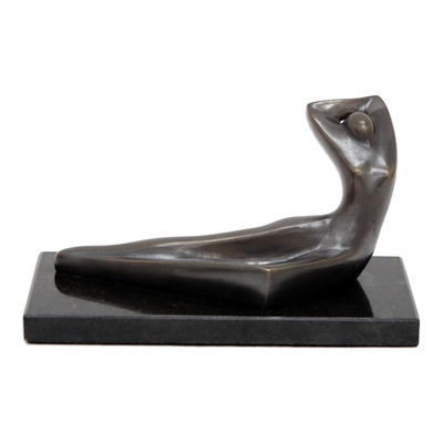 Bronze sculpture, 'Sensual Woman V' - Original Bronze Sculpture of Woman