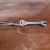 Silver pendant necklace, 'Fix It' - Artisan Crafted Wrench Necklace thumbail