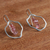 Tourmaline dangle earrings, 'Prosperous Peace' - Silver Earrings with Tourmaline (image 2b) thumbail