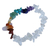 Multi-gemstone beaded stretch bracelet, 'Chakra Rainbow' - Artisan Crafted Gemstone Bracelet (image 2a) thumbail