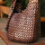 Recycled aluminum pop-top hobo handbag, 'Coppery Companion' - Recycled Aluminum Pop-Top Hobo Handbag from Brazil (image 2e) thumbail