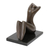 Bronze sculpture, 'Seated Woman' - Seated Woman Sculpture in Bronze with Granite Base (image 2c) thumbail