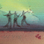 'Dancing in the Rain' - Expressionist Landscape Painting of People in the Rain (image 2b) thumbail
