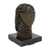 Bronze sculpture, 'Egyptian Woman' - Oxidized Bronze Sculpture of African Heritage Woman (image 2a) thumbail