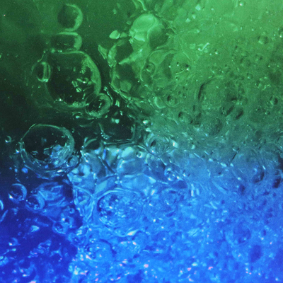 colour photograph, 'Bubbles I' - Signed colour Photograph of a Sea Wave in Sunlight