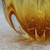 Hand blown art glass vase, 'Lemon Marmalade' (6 inch) - Brazilian Ruffled Yellow Blown Art Glass Vase 6 Inch Wide (image 2b) thumbail