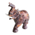 Magnesite sculpture, 'Marbled Elephant' - Hand Carved Brown Brazilian Magnesite Elephant Sculpture (image 2a) thumbail