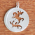 Sterling silver pendant, 'Saint George and the Dragon' - Brazil Sterling Silver Saint George and the Dragon Pendant (image 2b) thumbail