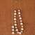 Cultured pearl strand necklace, 'Clouds Over Rio' - Cultured Freshwater Pearls and 18K Gold Plated Necklace (image 2b) thumbail