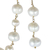 Cultured pearl strand necklace, 'Clouds Over Rio' - Cultured Freshwater Pearls and 18K Gold Plated Necklace (image 2d) thumbail