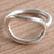 Sterling silver cocktail ring, 'Simply Oval' - Sterling Silver Cocktail Ring with Curved Oval Front (image 2) thumbail
