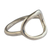 Sterling silver cocktail ring, 'Simply Oval' - Sterling Silver Cocktail Ring with Curved Oval Front thumbail