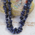 Sodalite long necklace, 'Azure Cascade' - Blue Sodalite Beaded Strand Long Necklace from Brazil (image 2c) thumbail