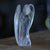 Crystal quartz figurine, 'Angel of Wisdom' - Brazilian Crystal Quartz Angel Sculpture (image 2b) thumbail