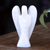 Dolomite figurine, 'Peace Angel' - Brazilian White Dolomite 3-Inch Angel Sculpture (image 2) thumbail