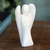 Dolomite figurine, 'Peace Angel' - Brazilian White Dolomite 3-Inch Angel Sculpture (image 2b) thumbail