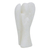 Dolomite figurine, 'Peace Angel' - Brazilian White Dolomite 3-Inch Angel Sculpture