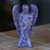 Lepidolite statuette, 'Angel of Beauty' - Brazilian Lilac Lepidolite Angel Sculpture (image 2) thumbail