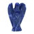 Sodalite figurine, 'Soothing Angel' - Dark Blue Sodalite Petite Gemstone Angel Sculpture thumbail
