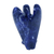 Figura de sodalita - Escultura de ángel de piedra preciosa pequeña de sodalita azul oscuro