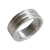 Sterling silver band ring, 'Parallel Circles' - Sterling Silver Grooved Matte Finish Band Ring from Peru