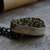 Druzy agate pendant necklace, 'Dark Affinity' - Bronze Druzy Agate Necklace (image 2c) thumbail