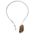 Achat-Anhänger-Halskette - Moderne Halskette mit Achat-Kragenanhänger
