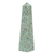 Obelisco amazónico - Escultura de obelisco de amazonita brasileña de 8.5 pulgadas