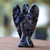 estatuilla de riolita - Escultura de ángel de piedra preciosa de riolita brasileña