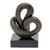 Escultura de bronce - Escultura abstracta de corazón de bronce de Brasil