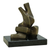 Escultura de bronce, (2022) - Escultura de Bronce Figura Abstracta de Brasil