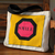 Cotton tote bag, 'Smile' - Cotton Tote Bag with Smile Sign Handpainted in Brazil