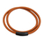 Leather wrap bracelet, 'Rust Delight' - Leather Wrap Bracelet with Magnetic Clasp Handmade in Brazil (image 2c) thumbail