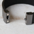 Leather wristband bracelet, 'Ebony Sophistication' - Modern Ebony Leather Wristband Bracelet with Magnetic Clasp (image 2d) thumbail