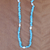 Cultured pearl long beaded necklace, 'Pearly Fragments' - Handcrafted Long Beaded Necklace with Cultured Pearls