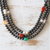 Multi-gemstone long beaded necklace, 'Glamorous Rainbow' - Brazilian Handcrafted Multi-Gemstone Long Beaded Necklace