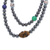 Multi-gemstone long beaded necklace, 'Glamorous Rainbow' - Brazilian Handcrafted Multi-Gemstone Long Beaded Necklace