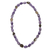 Multi-gemstone beaded necklace, 'Purple Dream' - Handcrafted Multi-Gemstone Beaded Necklace in Purple