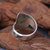 Sterling silver band ring, 'Union' - Polished Sterling Silver Overlapping Ring Crafted in Brazil (image 2c) thumbail