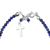 Lapislazuli-Perlen-Charm-Armband - Charm-Armband aus Sterlingsilber und Lapislazuli-Perlen