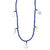 Halskette mit Anhänger aus Lapislazuli-Perlen - Charm-Halskette aus Sterlingsilber und Lapislazuli-Perlen