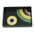 Wood and coffee pod tray, 'Rainbow Aura' - Eco-Friendly Rectangular Wood and Coffe Pod Tray in Black (image 2a) thumbail