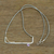 Lange Halskette mit Anhänger aus Zuchtperlen und Amethyst - Lange Halskette mit Turmalin-Anhänger aus Sterlingsilber und Leder