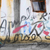 'Black and White Favela III' - Abstraktes Acrylgemälde der traditionellen brasilianischen Favela