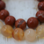 Jasper and agate beaded stretch bracelets, 'Intense Universe' (set of 2) - Beaded Jasper and Agate Stretch Bracelets (Set of 2)