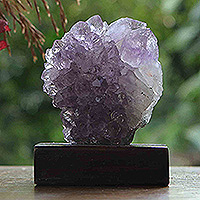 Amethyst sculpture, 'Purple Nature'